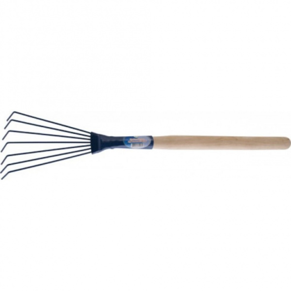 Грабли веерные проволочные ГВ-7 с черенком/76809