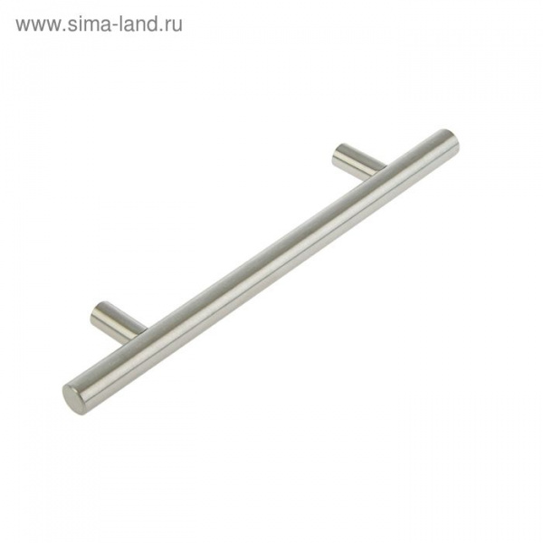 Ручка рейлинг, облегченная, d=12 мм, м/о 128 мм, цвет мат. никель/1866262