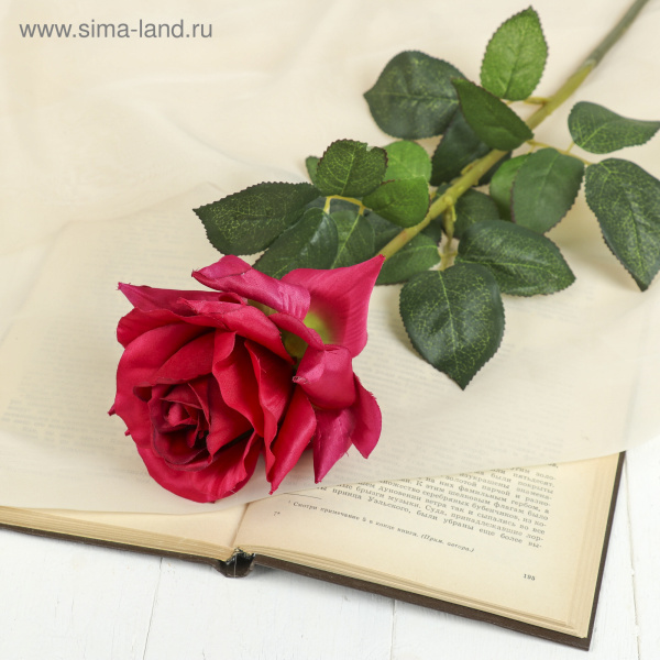 Цветок "Роза Джулиас" 74см, малиновая    2248836