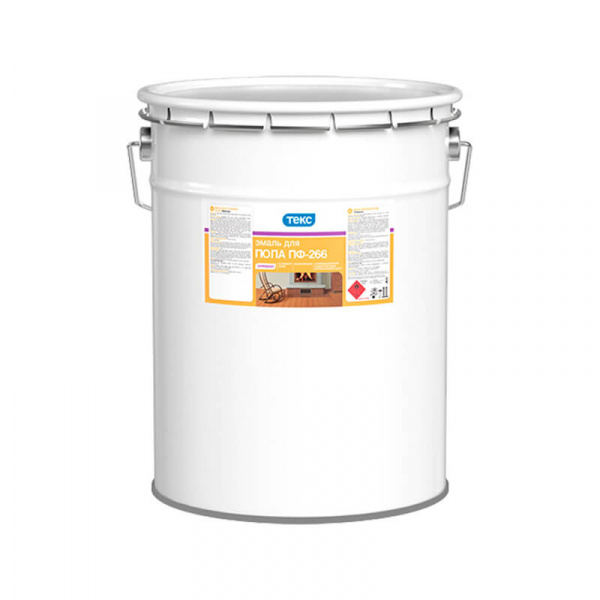 Эмаль ПФ-266 УНИВЕРСАЛ Желто-коричневая  22кг