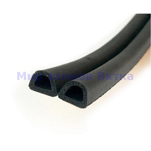 Уплотнитель самоклеящ. Apecs D-14*12-BL(40 м)/150000