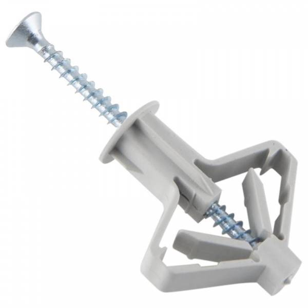 Дюбель бабочка 10х50 с шурупом