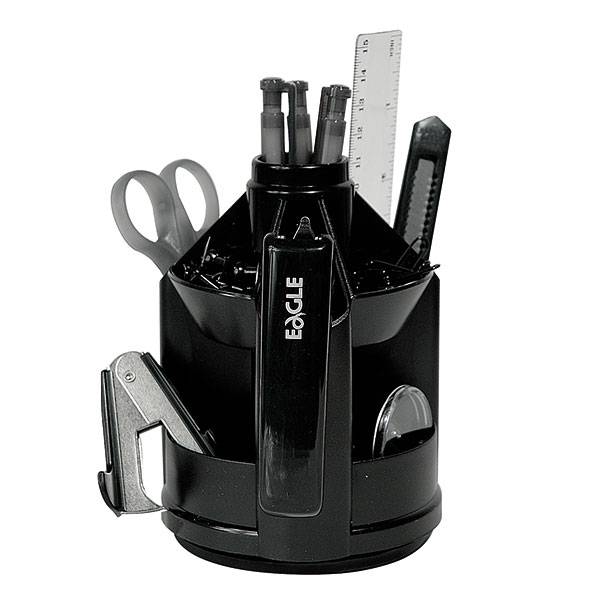 Набор наст. вращ. Deli 15 предметов, черный (24) E38250A