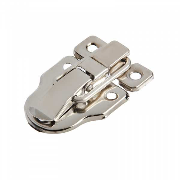 Замок-защелка на ящик ZM01, 5,5х4 см, железный, цвет никель,10 шт /9157252