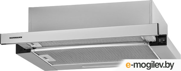 Воздухоочиститель кухонный (вытяжка) NORMANN BCH-8101.60 (нерж. сталь) (телескоп; 60 см; мотор 95 Вт