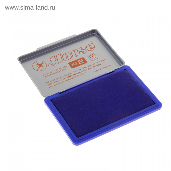 Штемпельная подушка "Синяя" 110х70мм 1088293