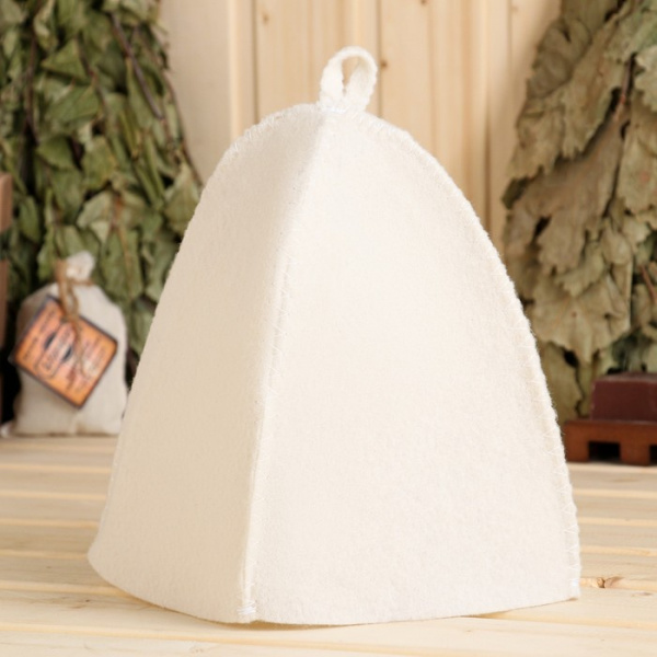 Шапка для бани "Классическая" светлая /3536420