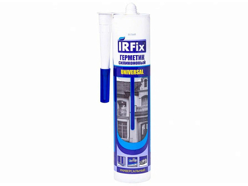 Герметик силиконовый универсальный, Белый IRFIX, 310 ml/20002