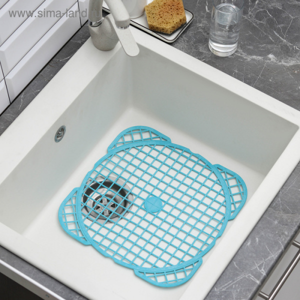 Решётка в раковину, 31,5×31,5 см, универсальная, цвет МИКС /1744917