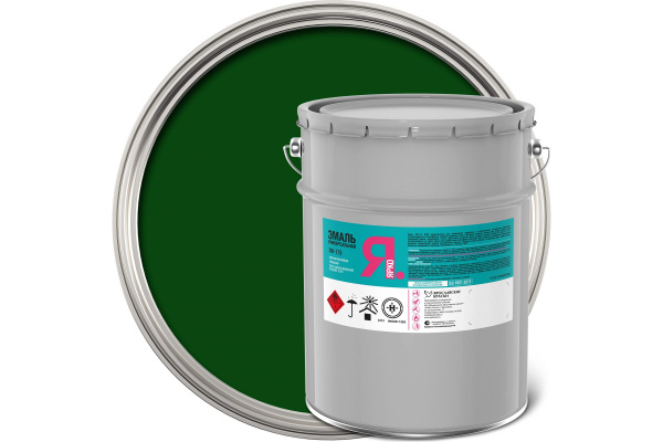 Эмаль ЯРКО ПФ-115 зеленая, ведро 23 кг 