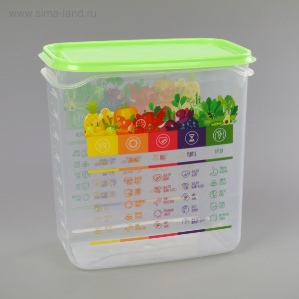 Контейнер 1,5 л Vitaline, цвет салатовый 3364861