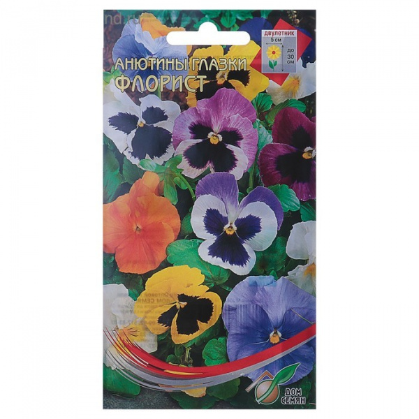 Семена цветов Анютины глазки "Флорист", Дв, 40 шт. /4175929