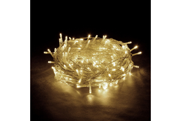 VEGAS   24V Электрогирлянда-конструктор "Нить" 48 холодных LED ламп, прозрачный провод, 5 м/55001