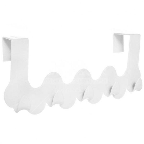 Вешалка навесная на дверь Nomi, снежно-белый, BEROSSI АС47701000