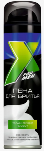 Пена для бритья X Style 225мл увлажняющий эффект с Д-пантенолом 225 мл. /96496