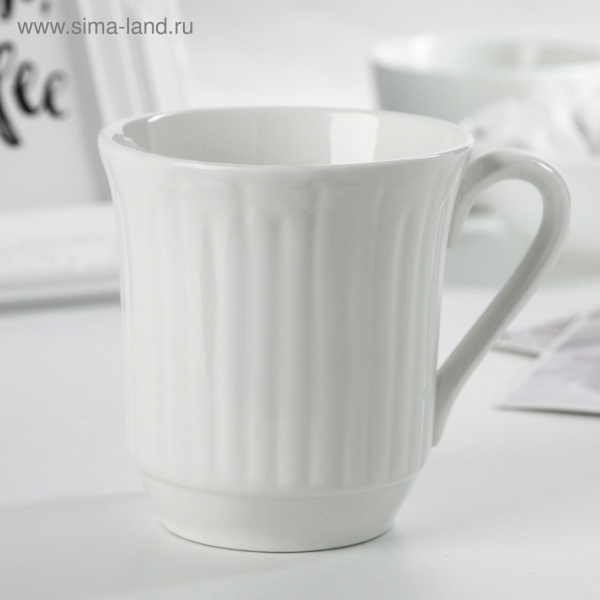 Кружка 250 мл "Агата. Бельё", цвет белый /4344063