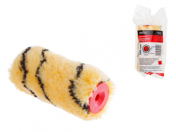 Мини-ролик "POLYACRYL" 30-100мм под ручку 6мм STARTUL MASTER (покраска стен и фасадов)ST0230-10