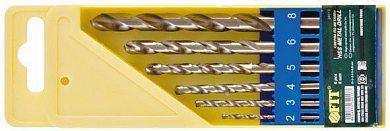 Набор сверл по металлу, 1,5-5мм, HSS Co /34011