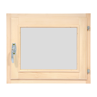 Форточка в парную, стеклопакет, 0,3*0,4м., с ручкой, затвором, петлями "Банные штучки"/32006