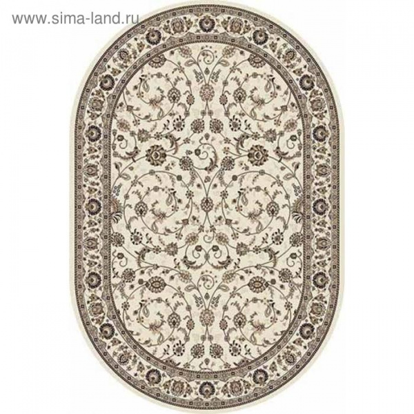 Ковёр овальный Merinos Valencia Deluxe, размер 200x300 см, цвет cream-brown /5474613