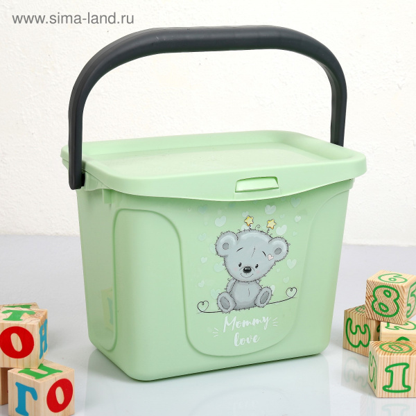 Емкость для игрушек Mommy love (Мамми лав) 6 л, чайное дерево, BEROSSI АС48762000