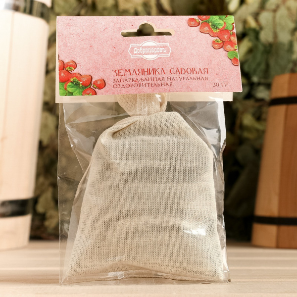 Запарка для бани натуральная "Земляника садовая" 30 гр /197372