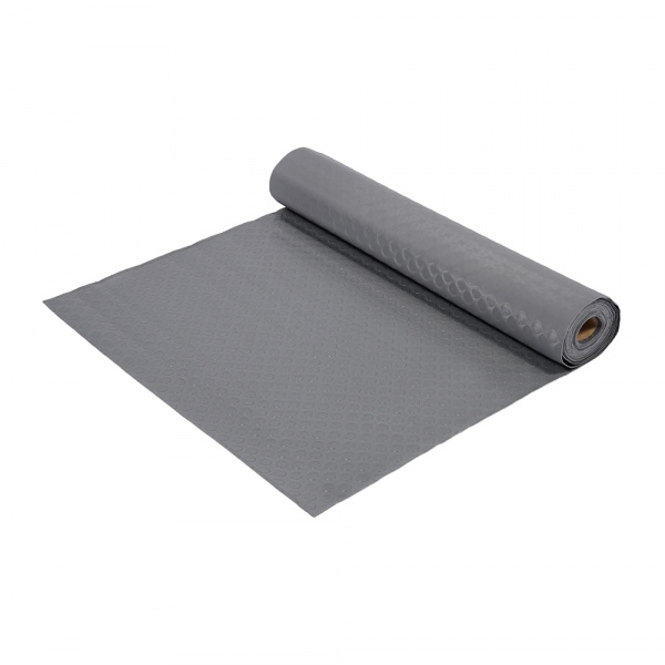 Коврик-дорожка против скольжения ПЯТАЧКИ 2,4мм ш.0,9м, серый