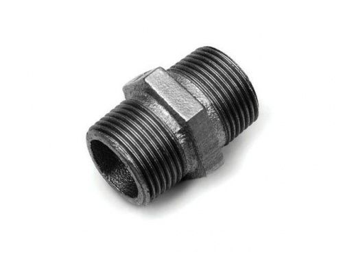 Ниппель нар.-нар. 1" черный TITAN (KA10470105) (Livarna TITAN)