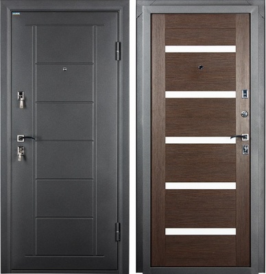 ДверьФактум 2050/860/L 6006 зеркало Графит