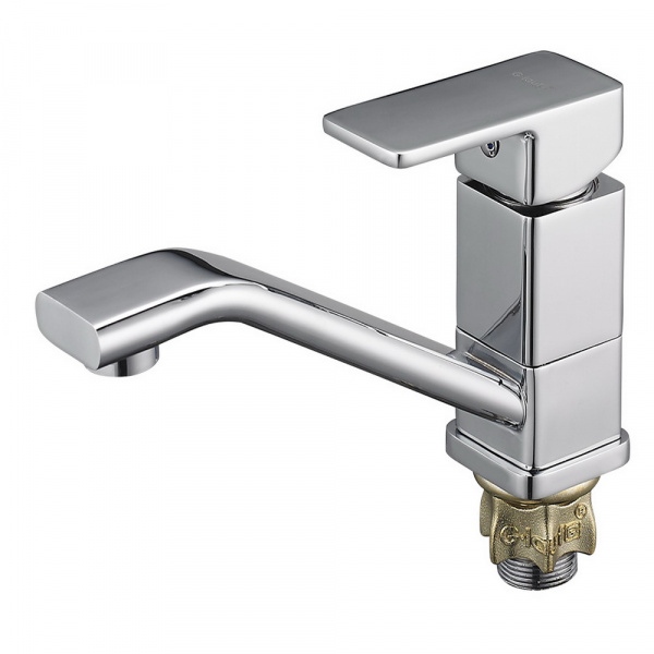 Смеситель G.Lauf для кух. мойки с пов. изливом 140мм, ø35, гайка (корона) GOR4-B058