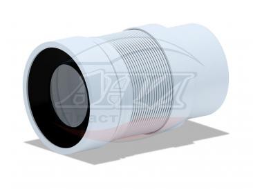 Слив для унитаза гофрир. АНИ жесткий выпуск d110 мм K821