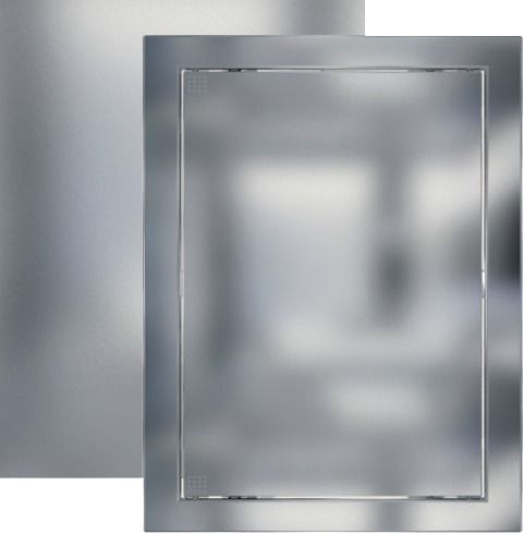 Люк-дверца ревизионная Л1520 Chrome с фланцем 146х196 ABS