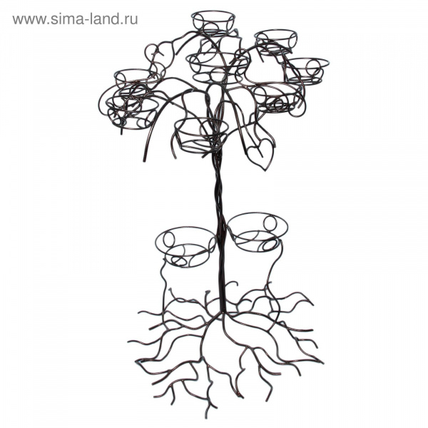 Подставка для цветов напольная "Дерево" на 10 цветков   1525052
