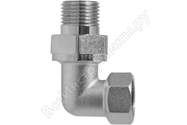 Сгон угловой никель 1/2 (16) угловой американка