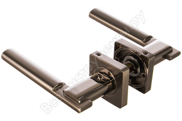 Ручка дверная ЛОРЕНЦО квадр. DH 59-02 SN/NP/мат.ник.-никель/RENZ/054б