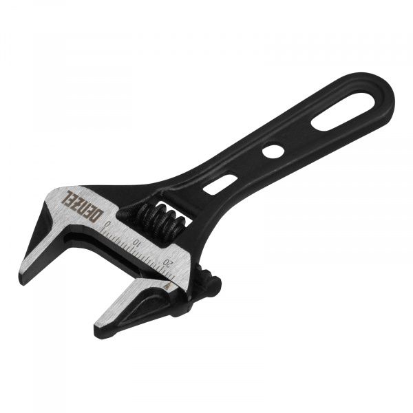 Ключ разводной 115 мм, CrV, кованый, укороченная рукоятка Denzel/15751