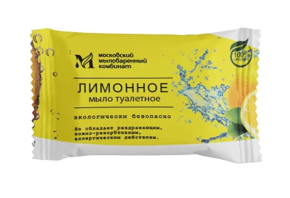 Мыло туалетное Лимонное 100г