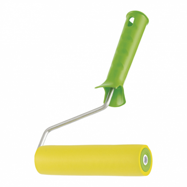 Валик прижимной резиновый с ручкой, 150 мм, D ручки 6 мм Сибртех/81033