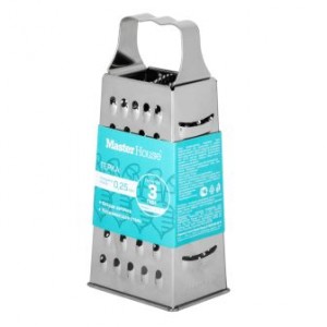 Терка четырехгранная Аквамарин, высота 21,5см, нерж. сталь арт.60117 MasterHouse/558117