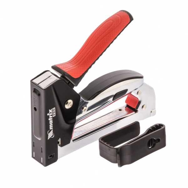 Степлер мебельный, стальной, быстрая загрузка, тип скобы 53, 6-10 мм, PRO/40916