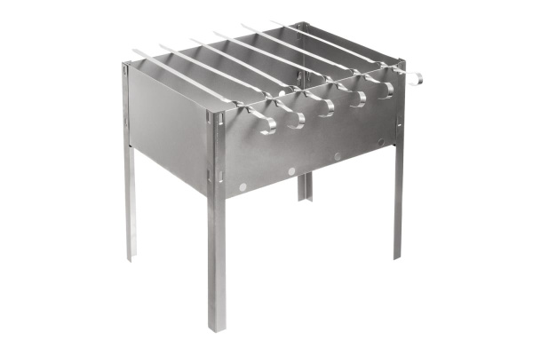 Сборный мангал + 6 шампуров BOYSCOUT 350х250х350мм /61235