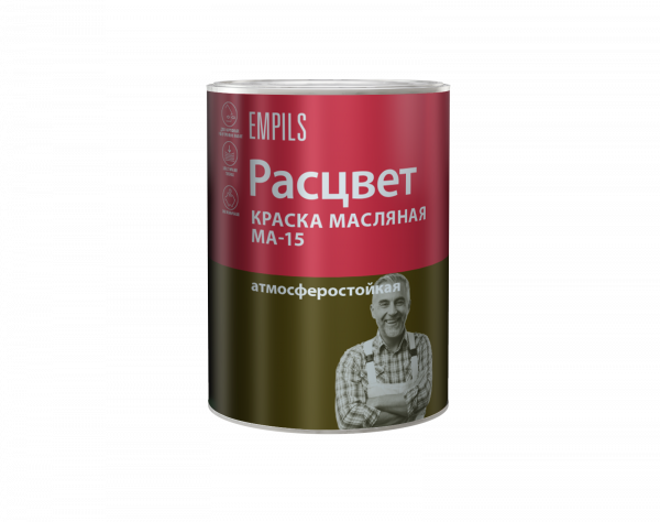 Краска масляная МА-15 Расцвет сурик 1.9 кг