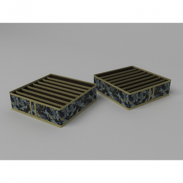 Чехол для галстуков и ремней "Прованс" 8 ячеек, 35х35х10 см 4776228