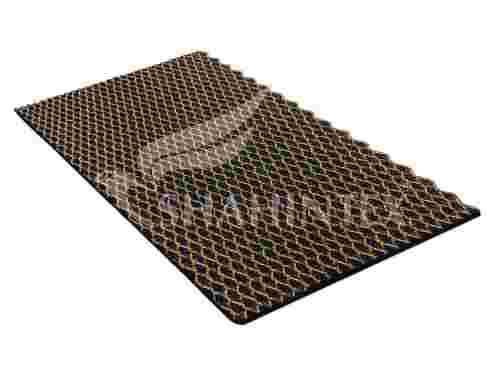 УНИВЕРСАЛЬНЫЙ КОВРИК SHAHINTEX "КОЛЬЧУГА" 60*90 ТЕРРАКОТОВЫЙ/866434