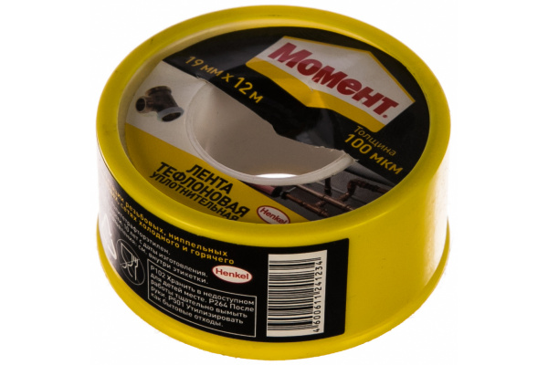 Лента ФУМ для воды 19х12м МОМЕНТ