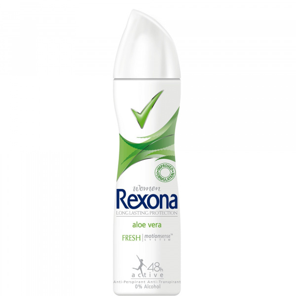 Дезодорант спрей РЕКСОНА жен. 150мл. Алоэ Вера 