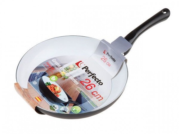 Сковорода ф 26х4.5 см, алюм., натур.керам.антиприг. покр., серия GREEN ENERGY