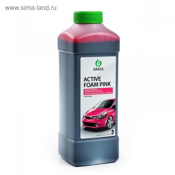 Активная пена Grass Pink розовая пена, 1л 1056967