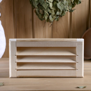 Вентиляционная решетка большая, липа Добрая баня 1311802