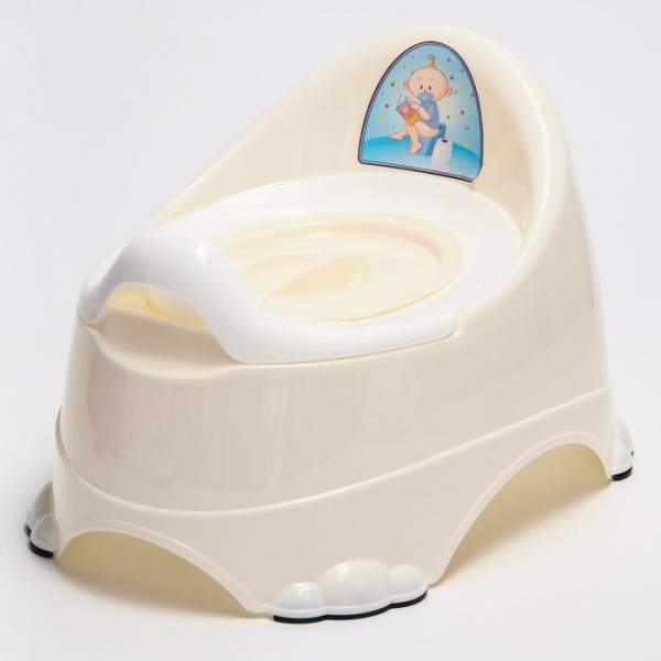 Детский горшок Бэйби-Комфорт, цвет кремовый, наклейка МИКС /7004215